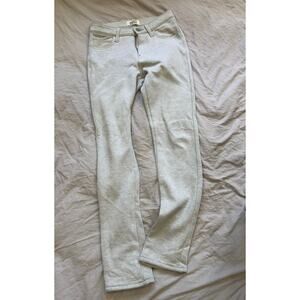 NAKED & FAMOUS Heather Grey Fleece Jean Style Sweatpants